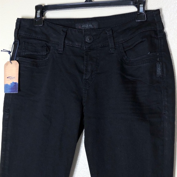 Silver Jeans Denim - Silver Jeans Suki Ankle Skinny Distressed